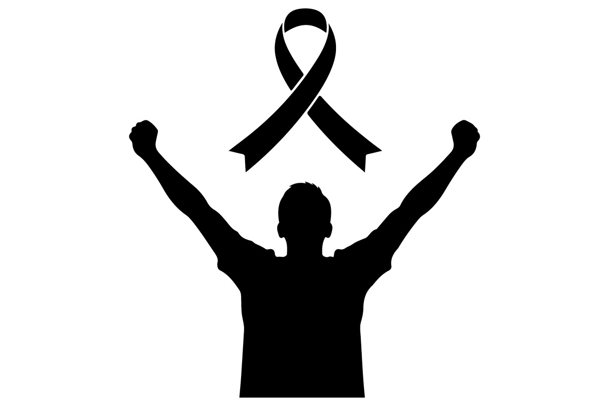 Cancer Awareness Ribbon Silhouette, a Seasonal Illustration by Designer_Momina (Photo 6 of 11)