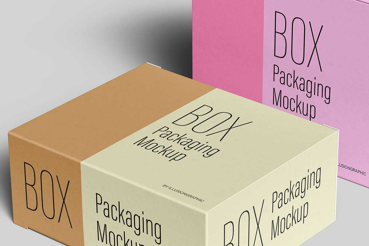 Box Packaging Mockup - 12 views, a Packaging Mockup by Illusiongraphic (Photo 23 of 26)