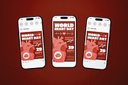 World Heart Day Event Flyer Set, a Flyer Template by The Good Store (Thumbnail 2 of 2)