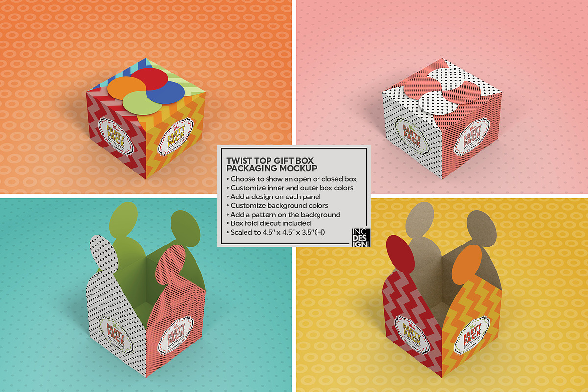 Vol.5 Party Packaging MockUps, a Cups & Container Mockup by INCDesign (Photo 4 of 19)
