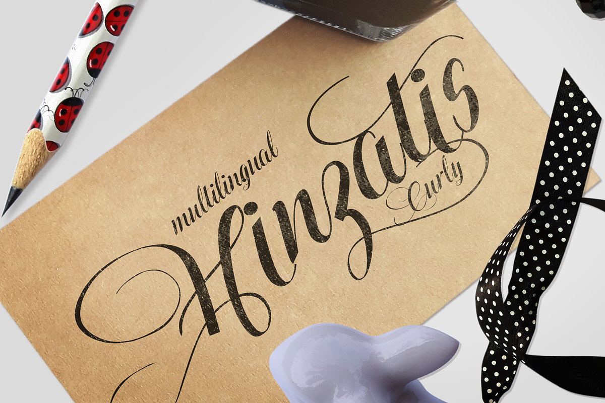 Hinzatis Curly (otf font)