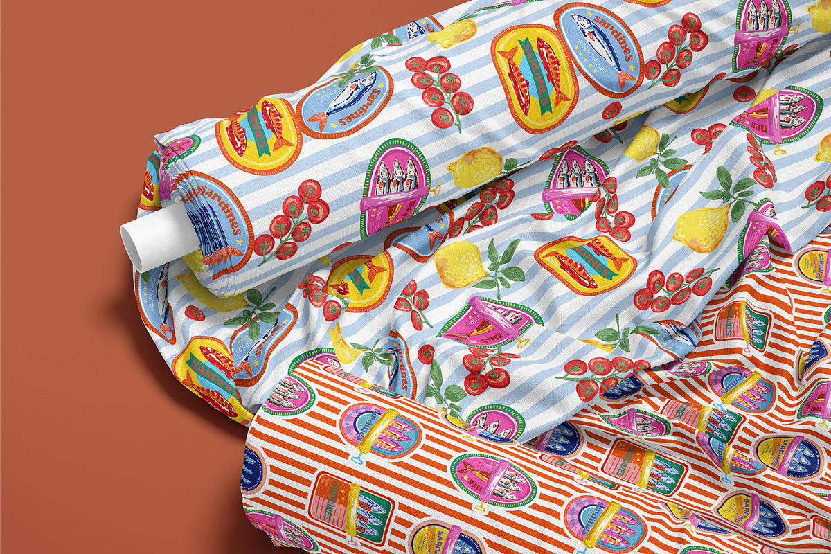 Sardine Social Club, a Pattern Graphic by MSNTY STUDIOX (Photo 11 of 30)