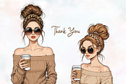 Mothers Day Women Clipart, an Illustration by RobertsArt (Thumbnail 3 of 7)