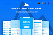 Mountain IOS UI Wireframe Kit, a Wireframe Template by Ice App Ui Kit (Thumbnail 1 of 9)