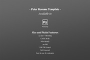 Peter Resume Template, a Resume Template by Nina Shaw (Thumbnail 11 of 11)