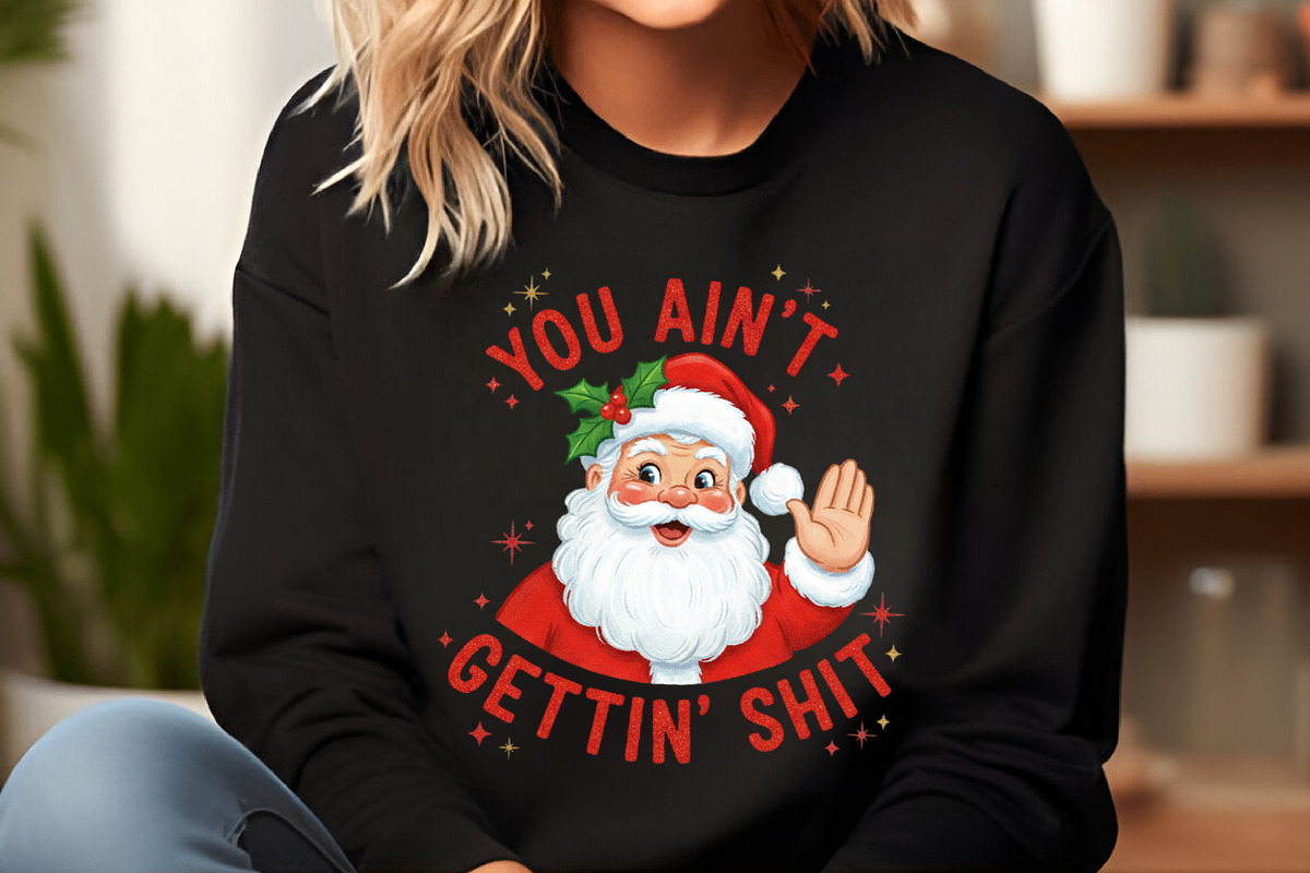 Funny Sarcastic Santa PNG, an Illustration by SinaCreation (Photo 4 of 7)