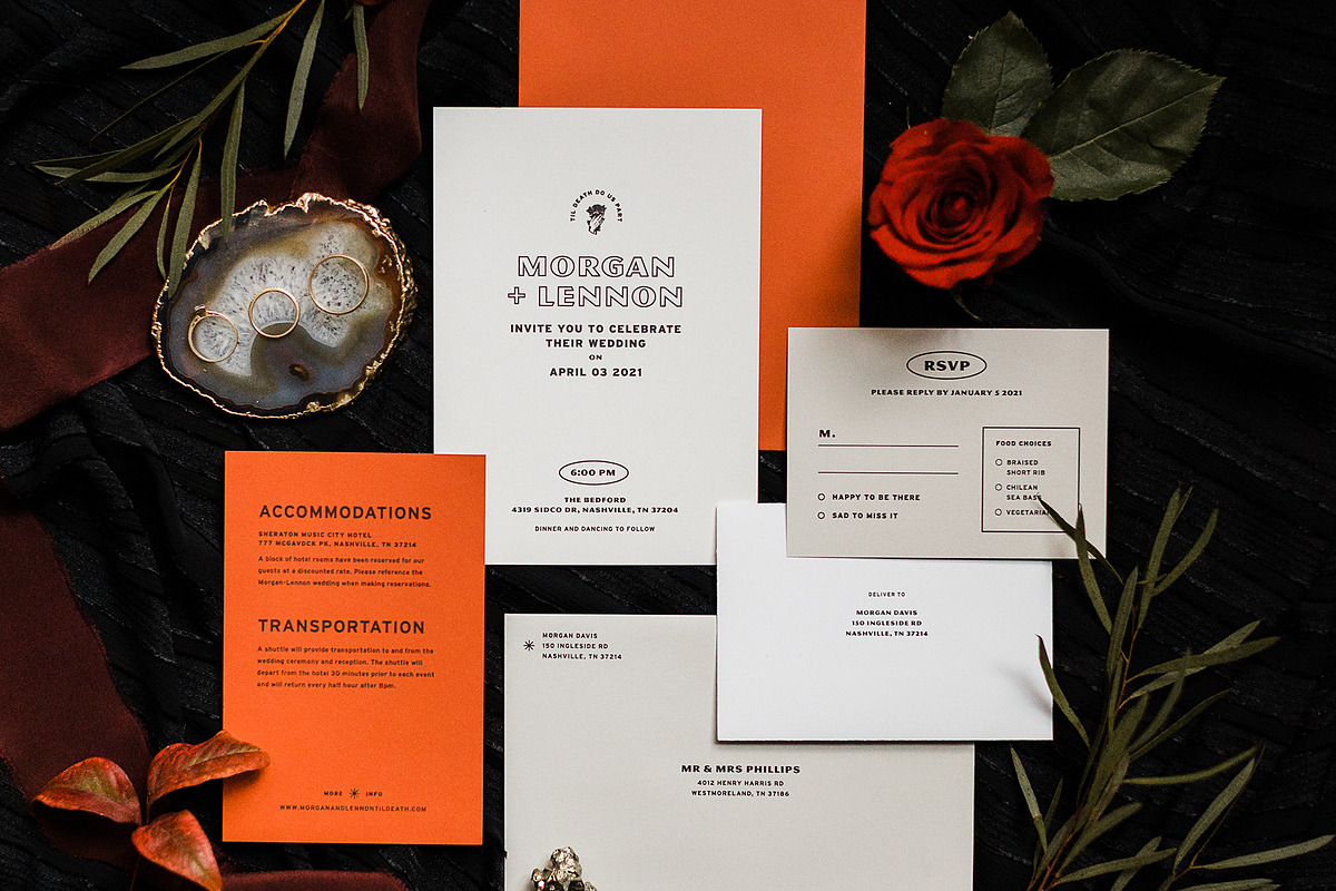 The Rebels Wedding Suite, an Invitation Template by Heart to Heart Paper Co (Photo 1 of 16)