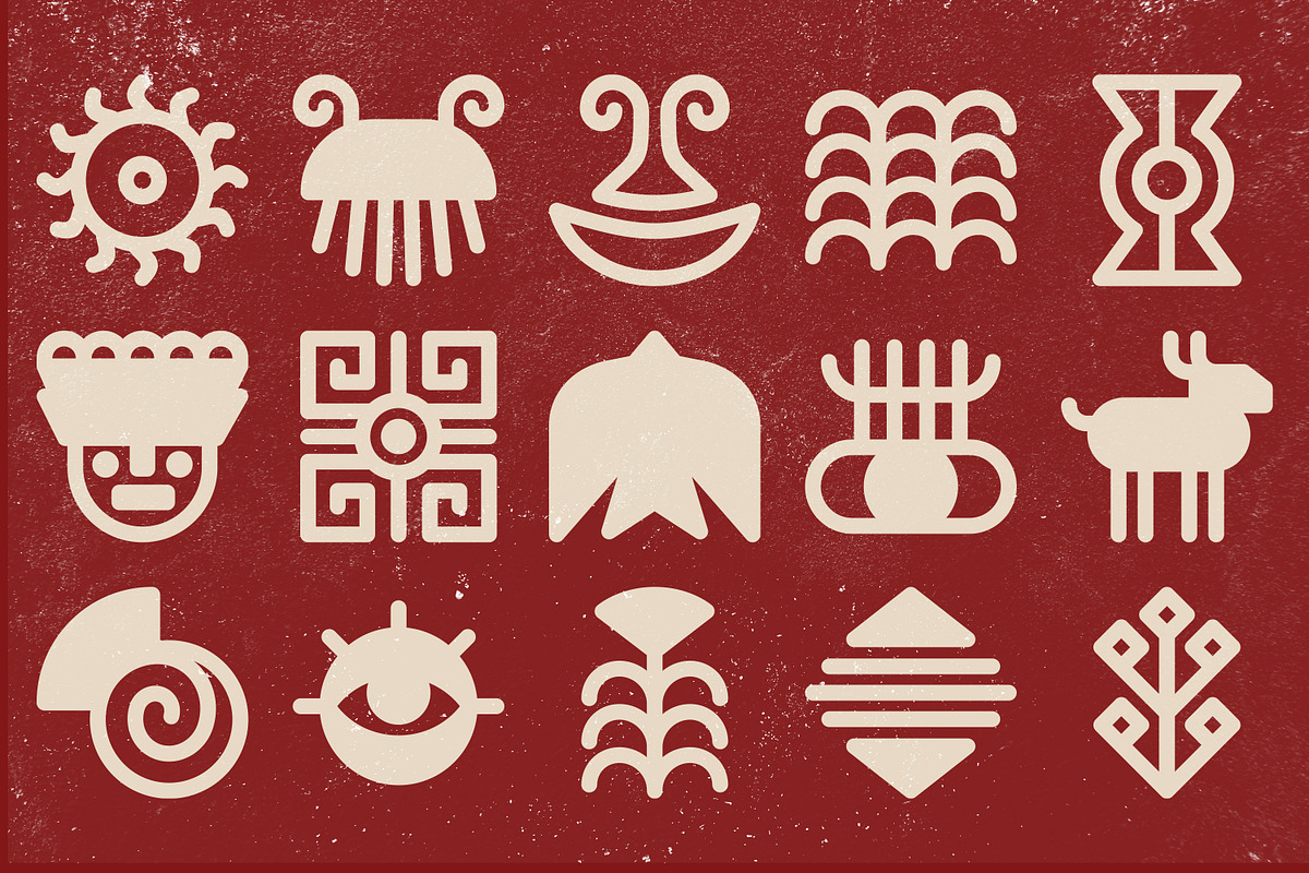 Ancient Folk Icons Vol 2, an Outline Icon by Tekuni (Photo 7 of 11)