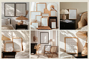 BLACK & WOOD | 32 Frame mockup set, a Household Mockup by SCHÉRI (Thumbnail 14 of 14)