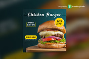 Burger Shop Web Banner Set, a Templates & Theme by Smashing_Studio (Thumbnail 2 of 3)