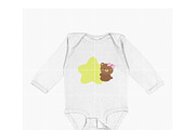 Cute Bear with Star SVG, an Illustration by TheHitShop (Thumbnail 8 of 10)