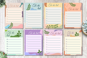 Floral To Do List Template