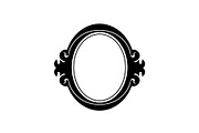 Vintage Oval Frame Vector Bundle, an Illustration by musafir_fashion (Thumbnail 6 of 31)