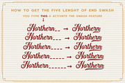 Hanleth vintage font duo, a Sans Serif Font by great19 (Thumbnail 14 of 15)