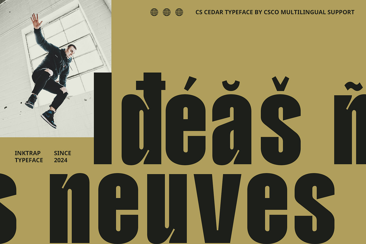 CS Cedar – Inktrap Font, a Sans Serif Font by Craft Supply Co. (Photo 4 of 8)
