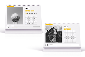 Desk Calendar Template