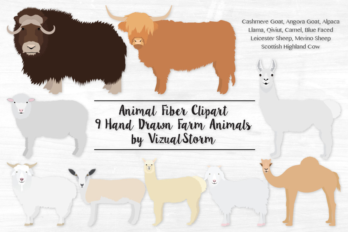 Hand Drawn Fiber Animals, an Animal Illustration by VizualStorm (Photo 1 of 4)