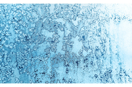 Frost patterns on the window, an Abstract Photo by yanadjana