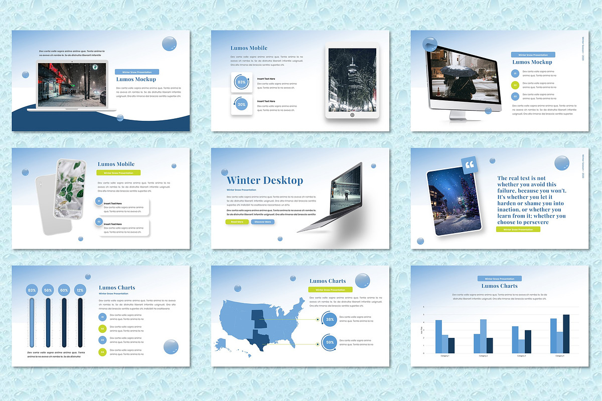 Lumos - Snow Winter Googleslide, a Presentation Template by Dhabee (Photo 4 of 6)