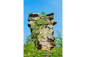 Ruins of Anebos Castle in the Palatinate Forest. Germany, an Architecture Photo by Leonid Andronov