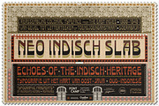 Neo Indisch Slab Font, a Slab Serif Font by Fontcamp Type Foundry (Thumbnail 1 of 7)