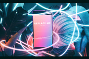 Neon Iphone Mockups Bundle, an iPhone Mockup by As Good As Possible (Thumbnail 3 of 11)