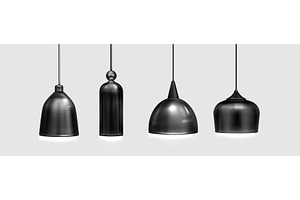 Ceiling pendant lamp set in, an Object Illustration by art PVP - market