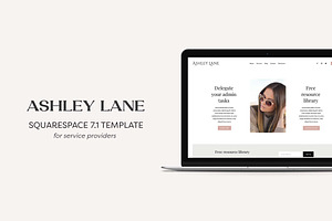 Squarespace 7.1 Template Kit: Ashley