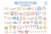 Pastel Back to School Clipart PNG, a Decorative Illustration by TatiMockup (Thumbnail 3 of 5)