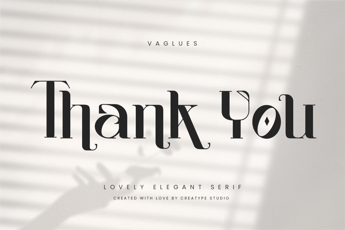 Vagues Elegant Serif, a Serif Font by Creatype Studio (Photo 10 of 10)