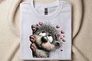 Valentines Day Woodland Animal PNG, an Illustration by SinaCreation (Thumbnail 6 of 11)