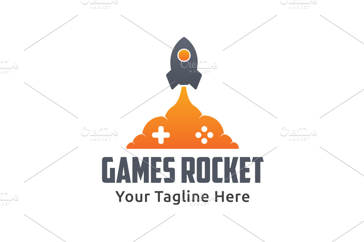 Games Rocket Logo, a Branding & Logo Template by Martin-Jamez (Photo 1 of 3)