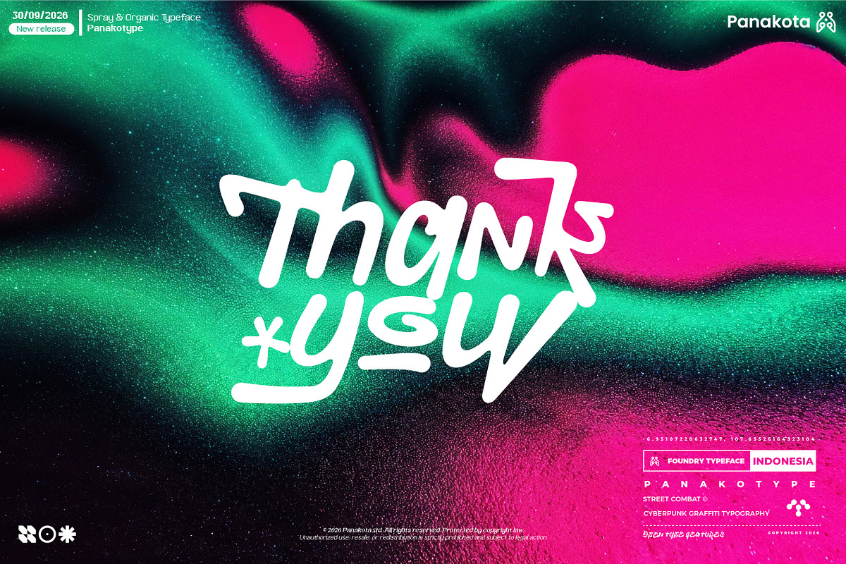Spray typography - StreetCombat, a Handwritten Font by panakota studio (Photo 7 of 7)