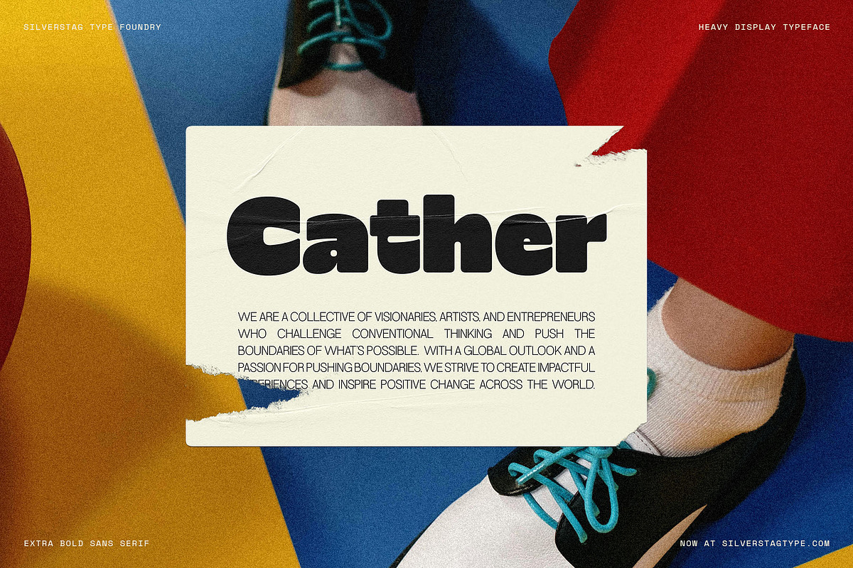 SLTF Curo - Heavy Display Typeface, a Sans Serif Font by SilverStag Type Foundry (Photo 14 of 20)
