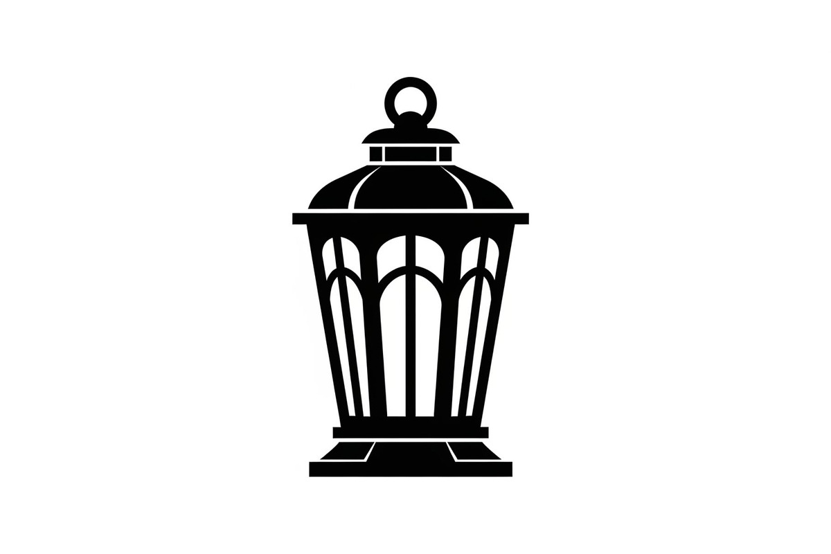 Vintage Street Lantern Silhouette Bu, an Illustration by hafijul (Photo 11 of 51)