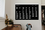 2025 Minimal A1 Helvetica Calendar, a Stationery Template by Ambitious Studio (Thumbnail 4 of 6)