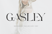 Gasley - Modern Serif Font, a Serif Font by Aqeel_Art (Thumbnail 1 of 12)