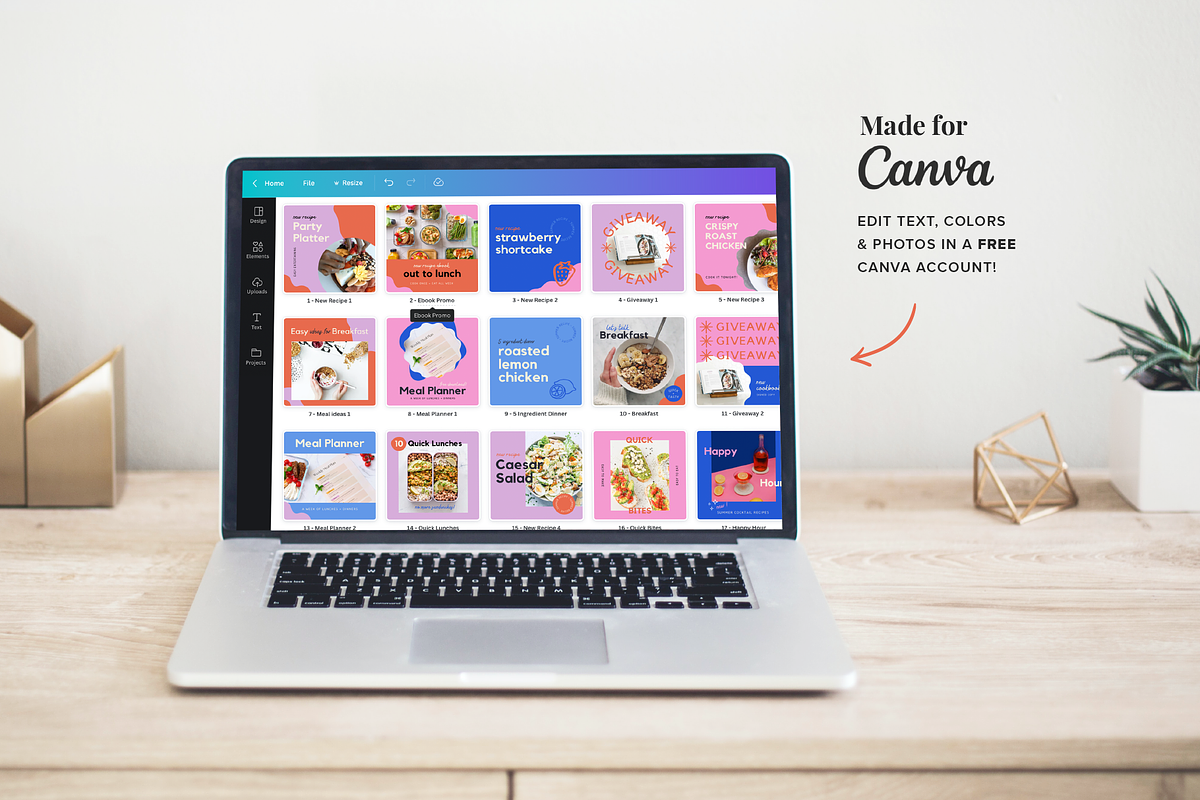 POP Canva Instagram Kit, a Social Media Template by Rose & Co. (Photo 9 of 9)
