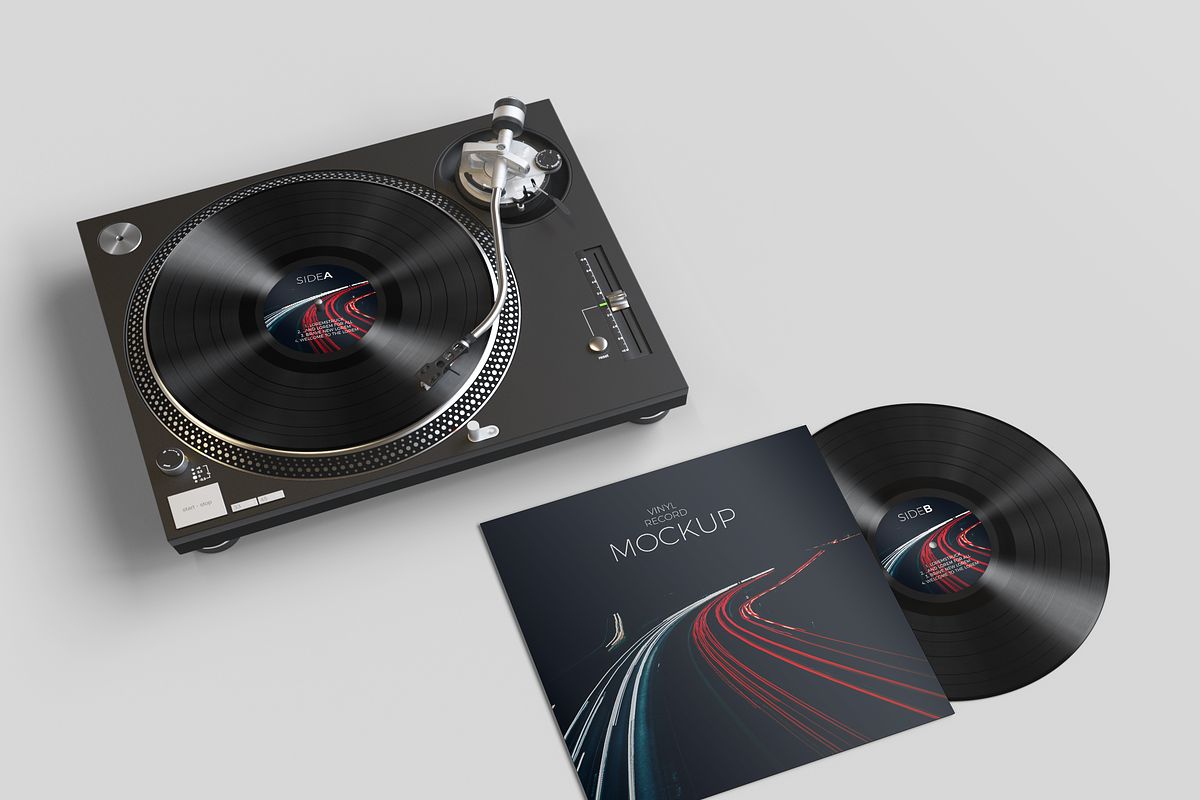 Vinyl Record Mockup 2, a Hoody Mockup by KIPET (Photo 3 of 14)