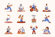 Food and Delivery Illustration Set, a Food Illustration by Vectors Market (Thumbnail 5 of 9)