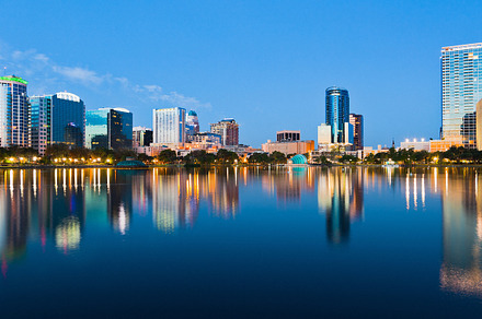 Orlando skyline stock photo containing orlando and skyline
