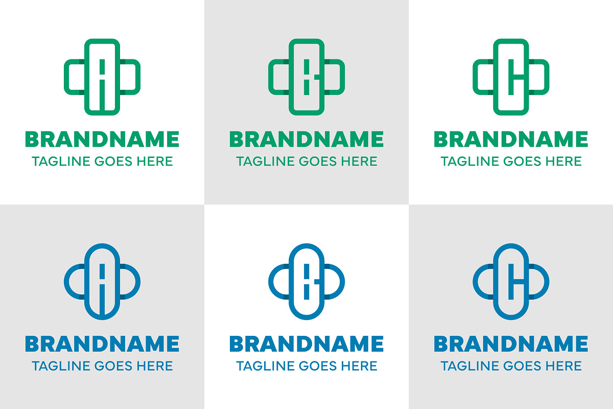 Letter A B C Medical Cross Logo Set, a Branding & Logo Template by Pray Art Design Studio (Photo 1 of 2)