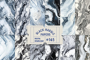 Black Marble Texture Seamless Papers