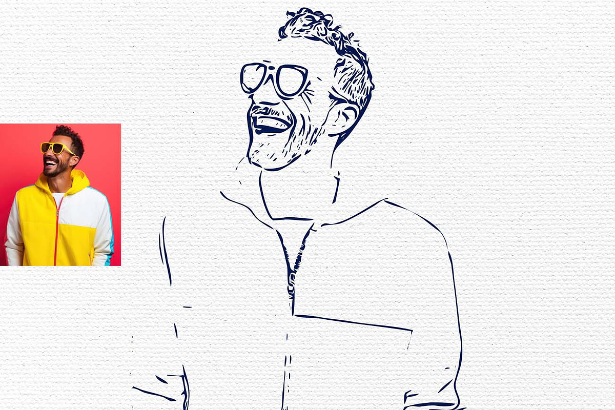 Vector Line & Pencil Sketch FX, an Action Add-On by Studio Retouch (Photo 11 of 14)