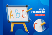 Education 3D Icons, an Object 3D Model by Rakata Studio (Thumbnail 3 of 7)