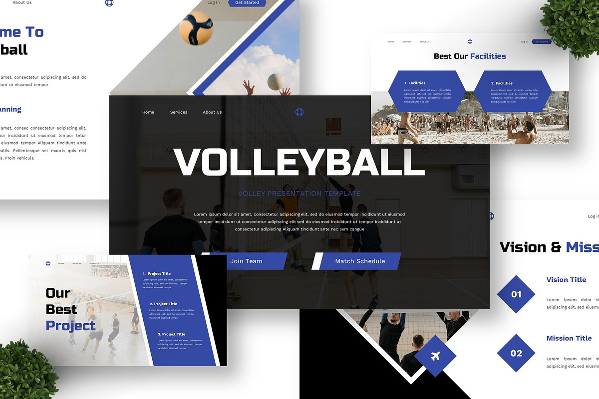 Volleyball - Sport Powerpoint, a Presentation Template by Deepslide Studio (Photo 6 of 6)