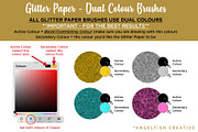 Glitter Paper Procreate Brush Set, a Brush Add-On by AngelfishCreative (Thumbnail 5 of 9)