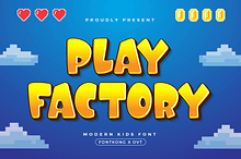 Play Factory - Modern Kids Font