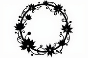 Lotus Floral Wreath Bundle, an Illustration by hafijul (Thumbnail 4 of 9)