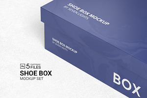 Shoe box Mockup